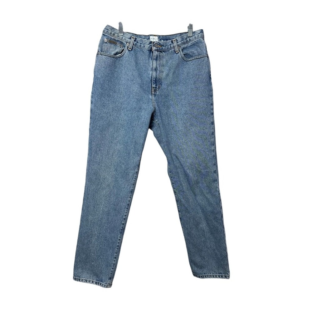 Calvin Klein Jeans Classic 5 Pocket Womens 90'S Double Stone Wash Size 15 16‎